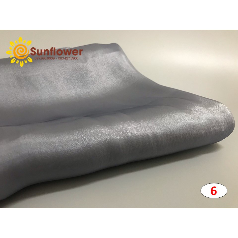 Voan organza tơ óng khổ 1,5m