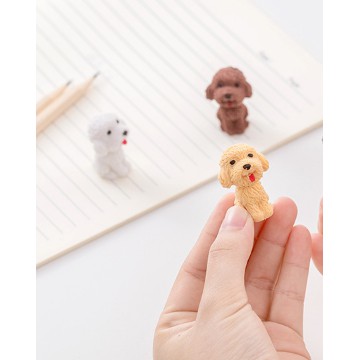 Cục Tẩy Bút Chì Hình Chú Chó Teddy Dễ Thương - Văn Phòng Phẩm Sáng Tạo