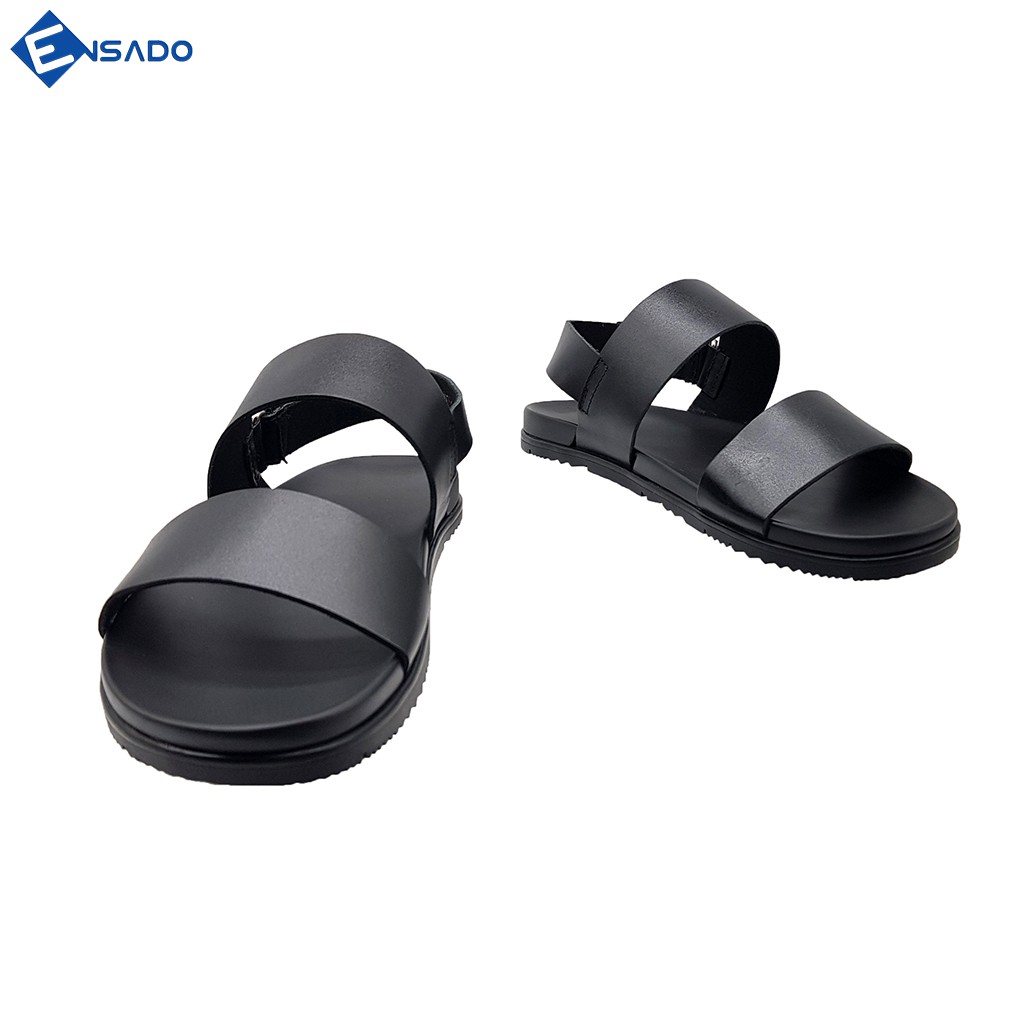 Sandal Nam Da Bò Thật Siêu Bền VNXK Ensado DE25D