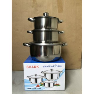 Bộ 3 nồi inox