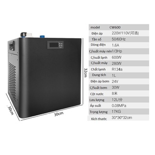 Chiller làm mát nước,bơm bên trong