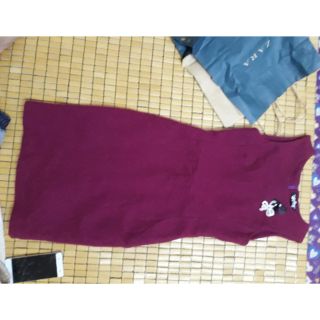 Váy dạ lông cừu white ant size s