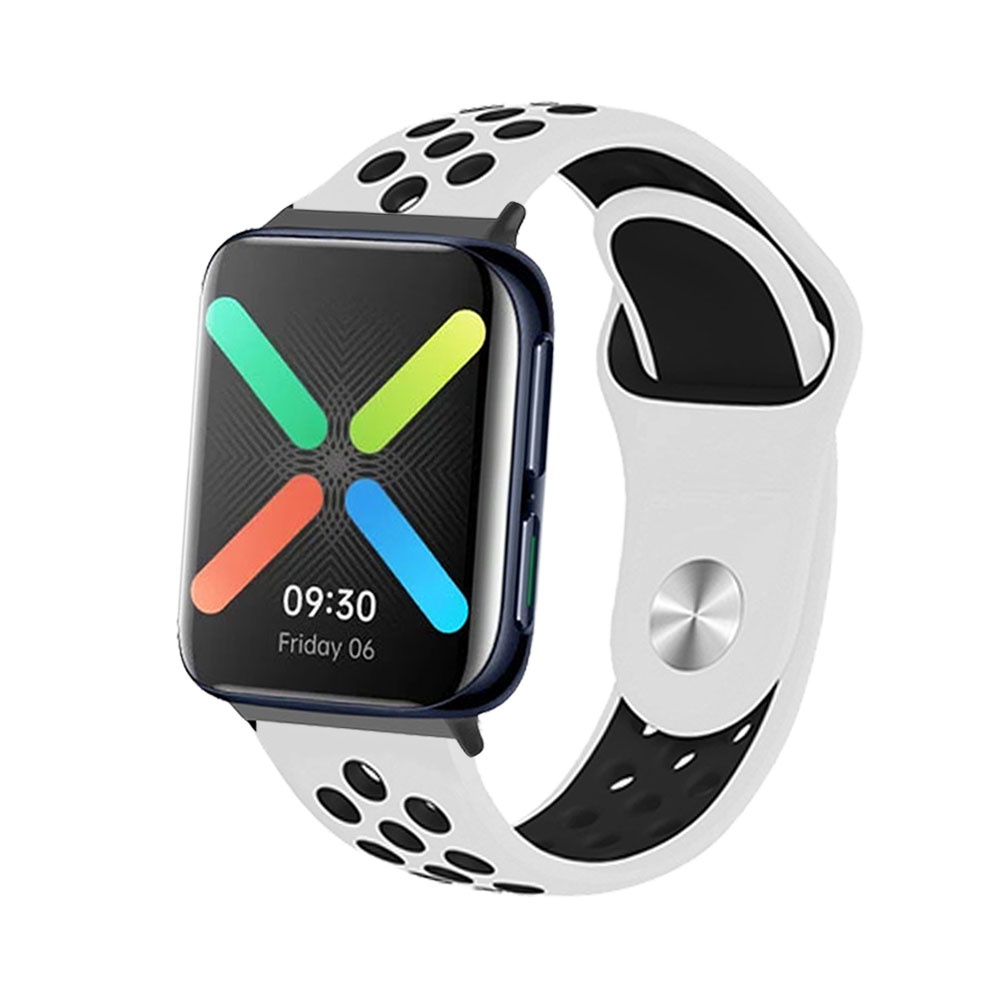 Dây Đeo Silicone Thay Thế Cho Đồng Hồ Thông Minh OPPO Watch 46mm 41mm