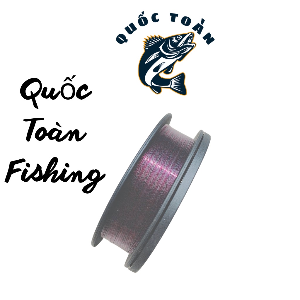 Dây câu cá, dây săn hàng, cước trục tàng hình  QINGLONG SUPER  150m siêu khỏe, siêu bền, siêu dai - Quốc Toàn fishing