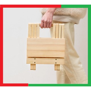 Ghế gỗ Mini gấp gọn dễ dàng mang đi du lịch, dã ngoại