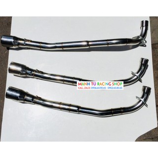 Cổ pô Sirius wave gắn lon