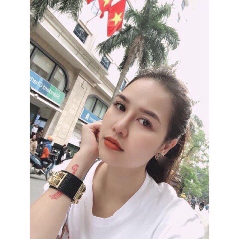 Bông tai CN hãng cao cấp khuyên tai xinh phụ kiện trang sức nữ sang chảnh Hari Korea Accessories