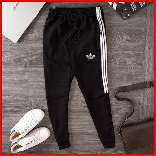 Quần dài thể thao nam ống bo phom 50-80kg chất liệu thun Poly dày đẹp