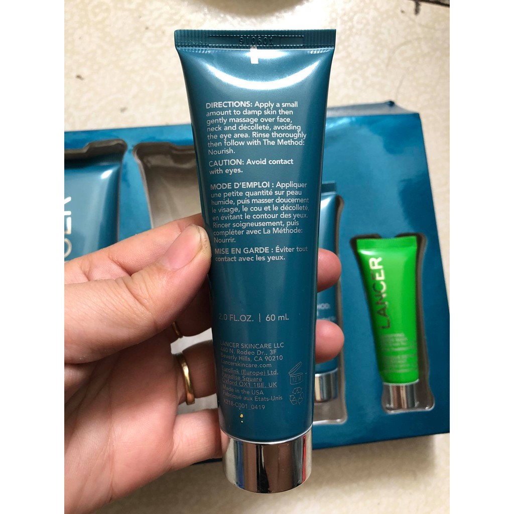 Bộ mỹ phẩm cao cấp Lancer skincare