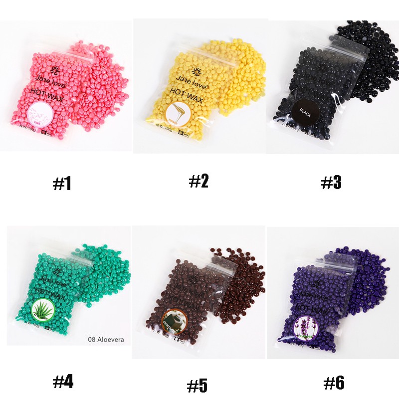 [Hàng mới về] 100g Set hạt sáp tẩy lông chuyên dùng trong làm đẹp | BigBuy360 - bigbuy360.vn