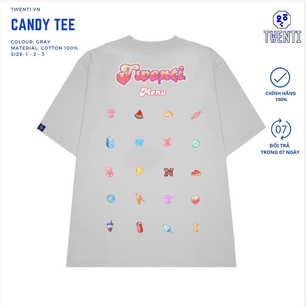 ÁO THUN TWENTI COTTON CANDY NĂNG ĐỘNG