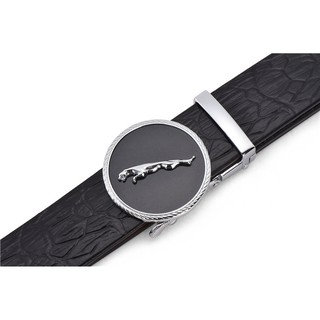 Thắt lưng da nam jaguar vân cá sấu cao cấp tpm 7622 da vân cá sấu