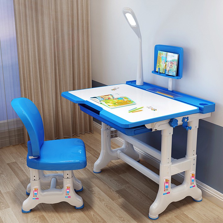 Bộ Bàn Ghế Học Sinh Thông Minh Newlife Kích thước 80x50cm Chống Gù - Tặng Đèn Học | BigBuy360 - bigbuy360.vn