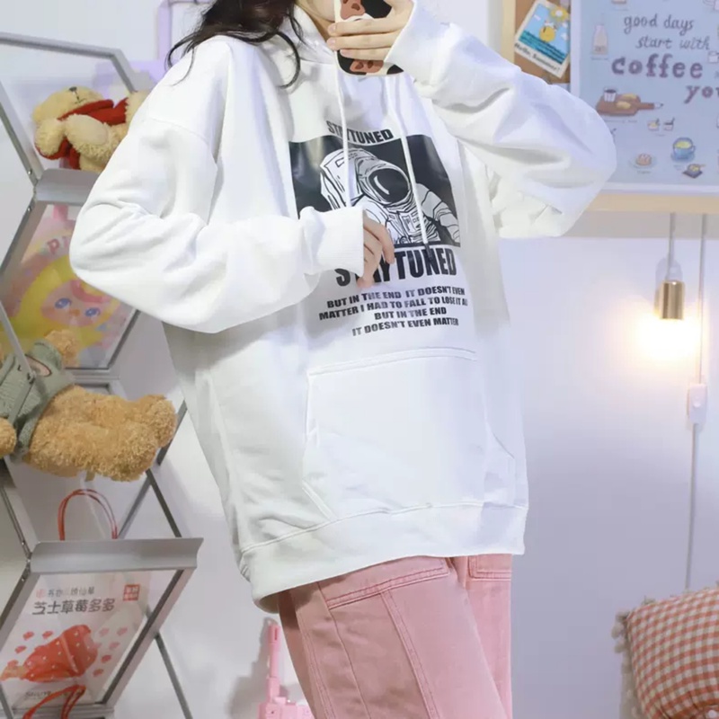 Áo hoodie nam nữ nỉ ngoại ulzzang unisex cặp đôi hàn quốc dày mịn chống nắng hình in cá tính FACLY'S