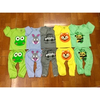 Combo 25  bộ dài tay  cotton cho bé