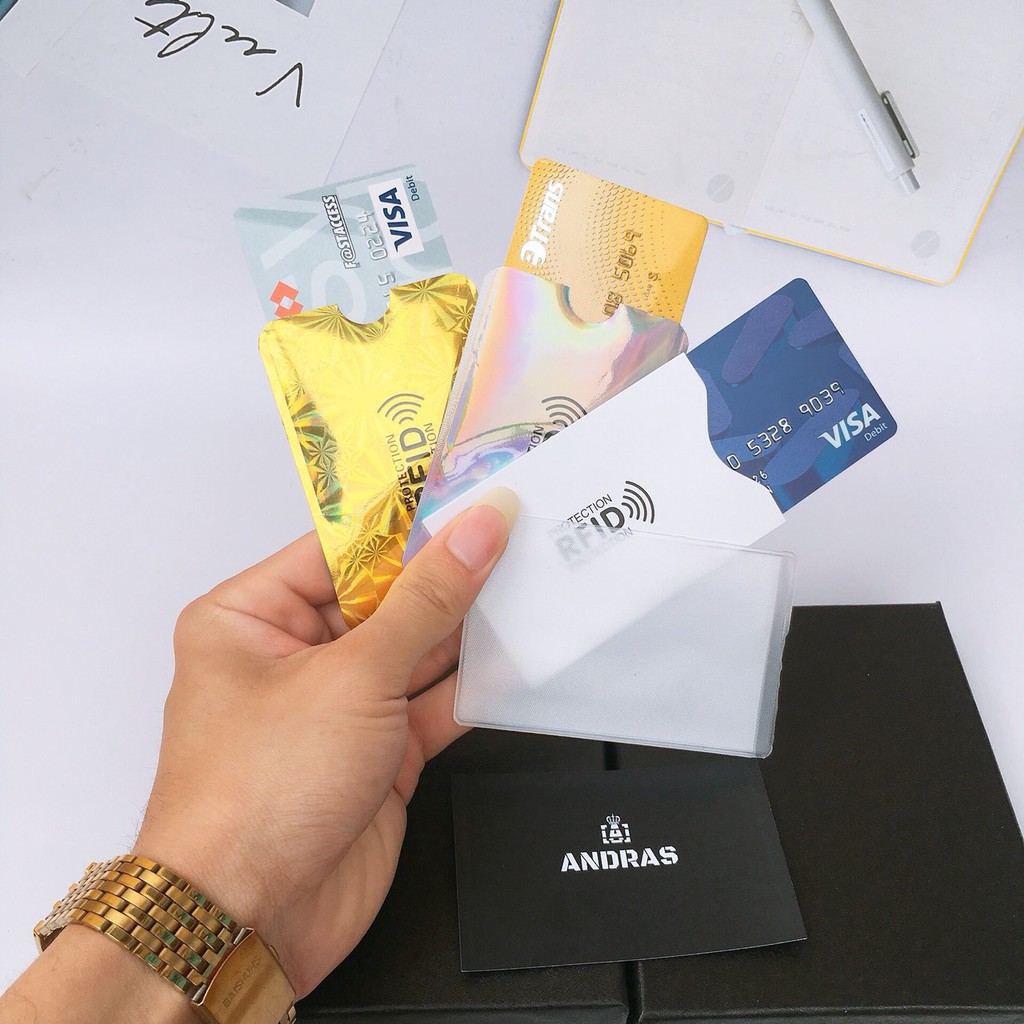 Túi bọc bảo vệ thẻ ngân hàng, thẻ tên chống nước- mua lẻ