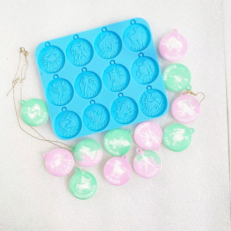Khuôn Silicone Hình Cung Hoàng Đạo Dùng Trang Trí Diy