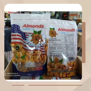 Hạnh nhân mỹ ( dạng hũ 200g ;hũ 500g ;gói 500g)