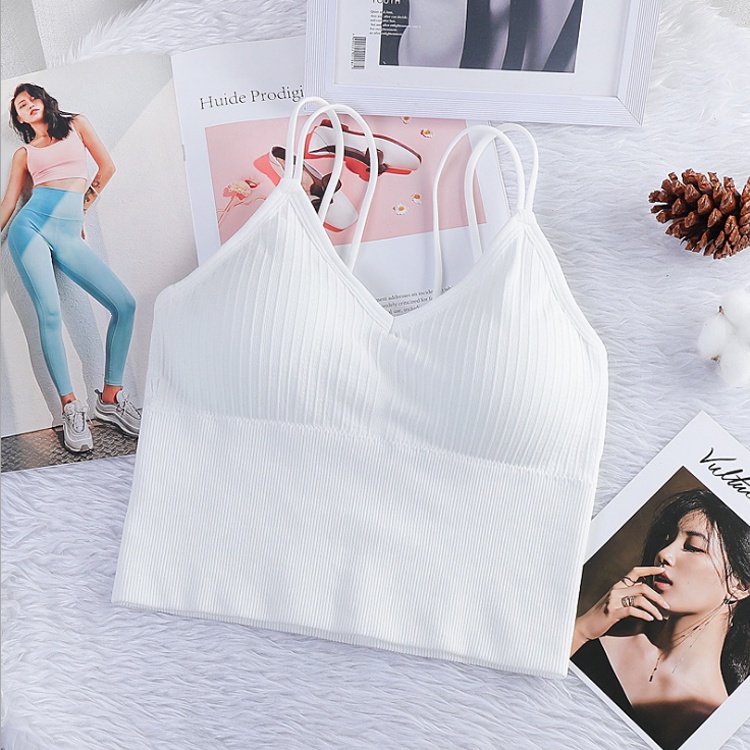 Áo Ngực Một Mảnh Hình Chữ U Lưng Đẹp Có Dây Đeo Có Thể Tháo Rời Thời Trang Mùa Hè Cho Nữ