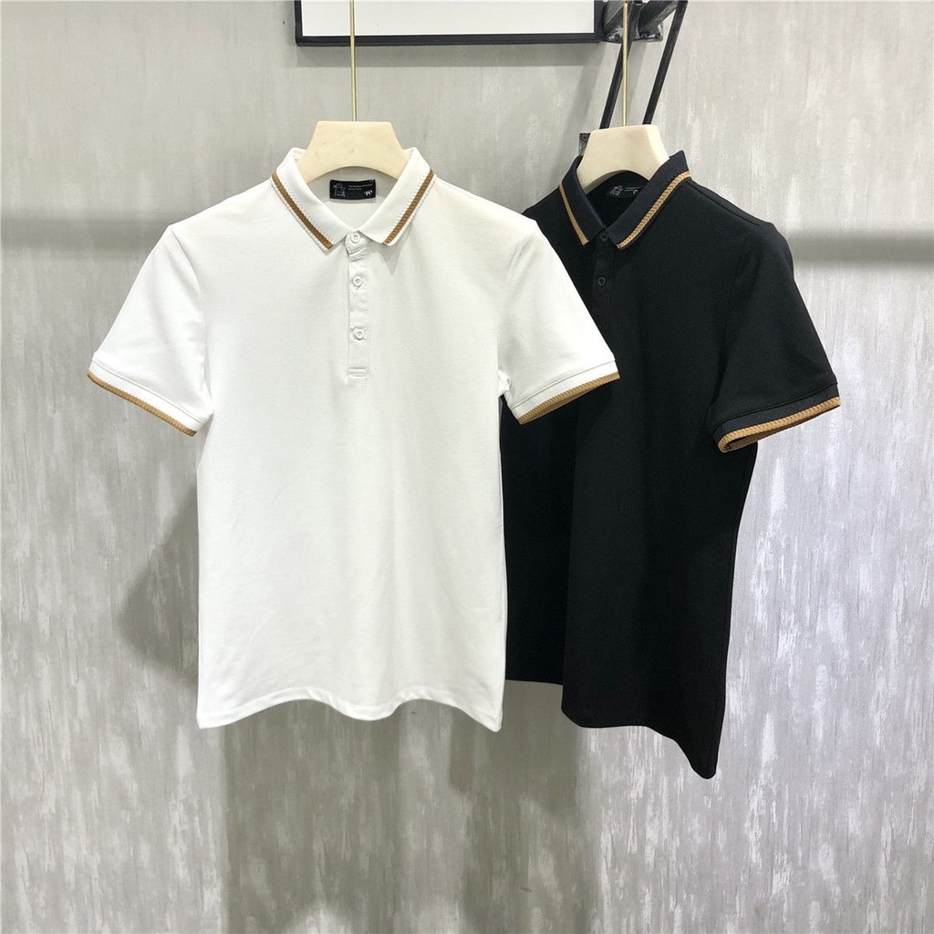 ▪₪Áo sơ mi Polo cổ yếm ngắn tay