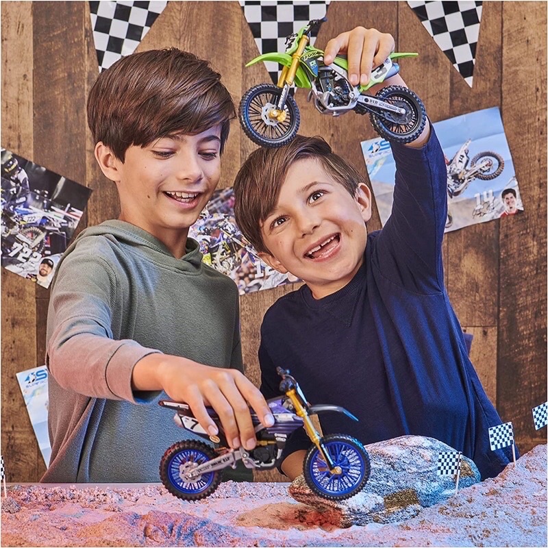 Đồ chơi xe mô hình mô tô Super Cross tỉ lệ 1:10 kích thước lớn 23x15cm hàng xuất khẩu