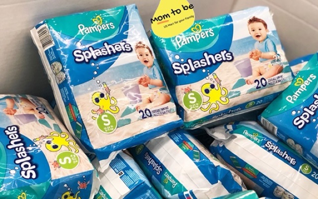 Bỉm quần bơi và đi biển cho bé nhập từ Mỹ Pampers Splashers S20/M18/L17 - CÓ TÁCH MIẾNG LẺ