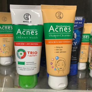 Sữa rửa mặt Acnes sáng da ngăn ngừa mụn 100g