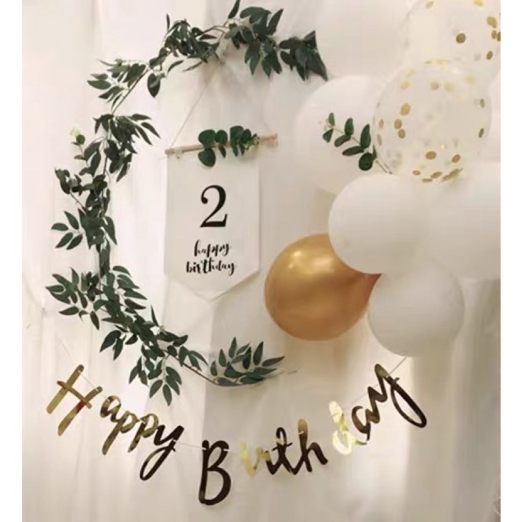 Set sinh nhật phong cách đơn giản