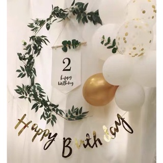 Set sinh nhật phong cách đơn giản