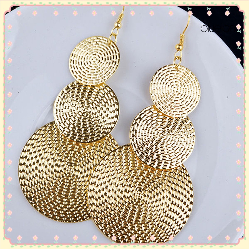 Đôi Bông Tai Dáng Dài Nhiều Lớp Thời Trang Thanh Lịch Cho Nữ