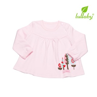 LULLABY Áo chữ A tay dài bé gái nh08-13