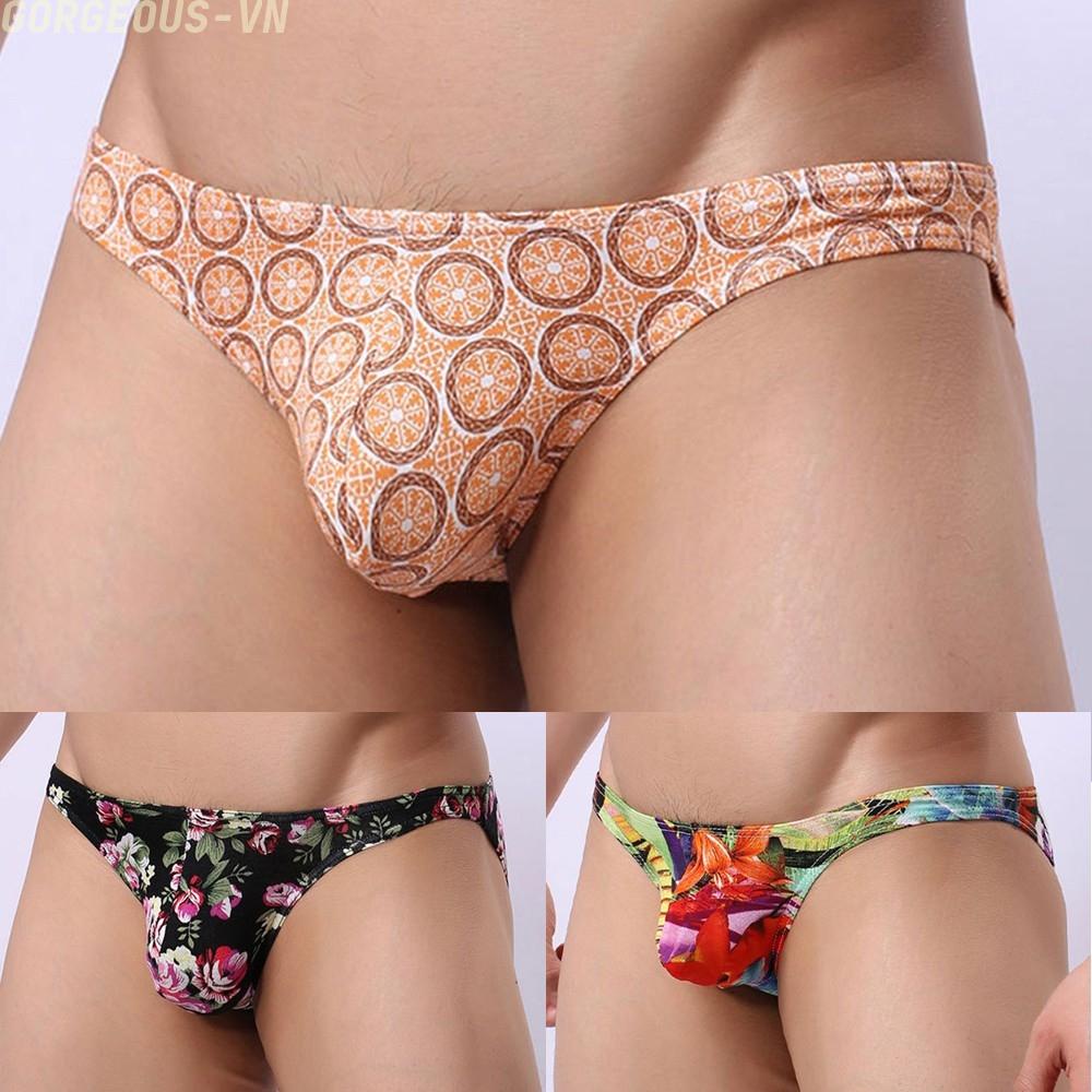 GORGEOUS~Mens Modal Bulge Pouch Bikini G-string Sexy Low Rise Briefs Breathable Underwear