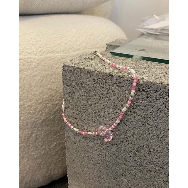 [312-317] Dây chuyền mặt gấu màu sắc - Bear necklace