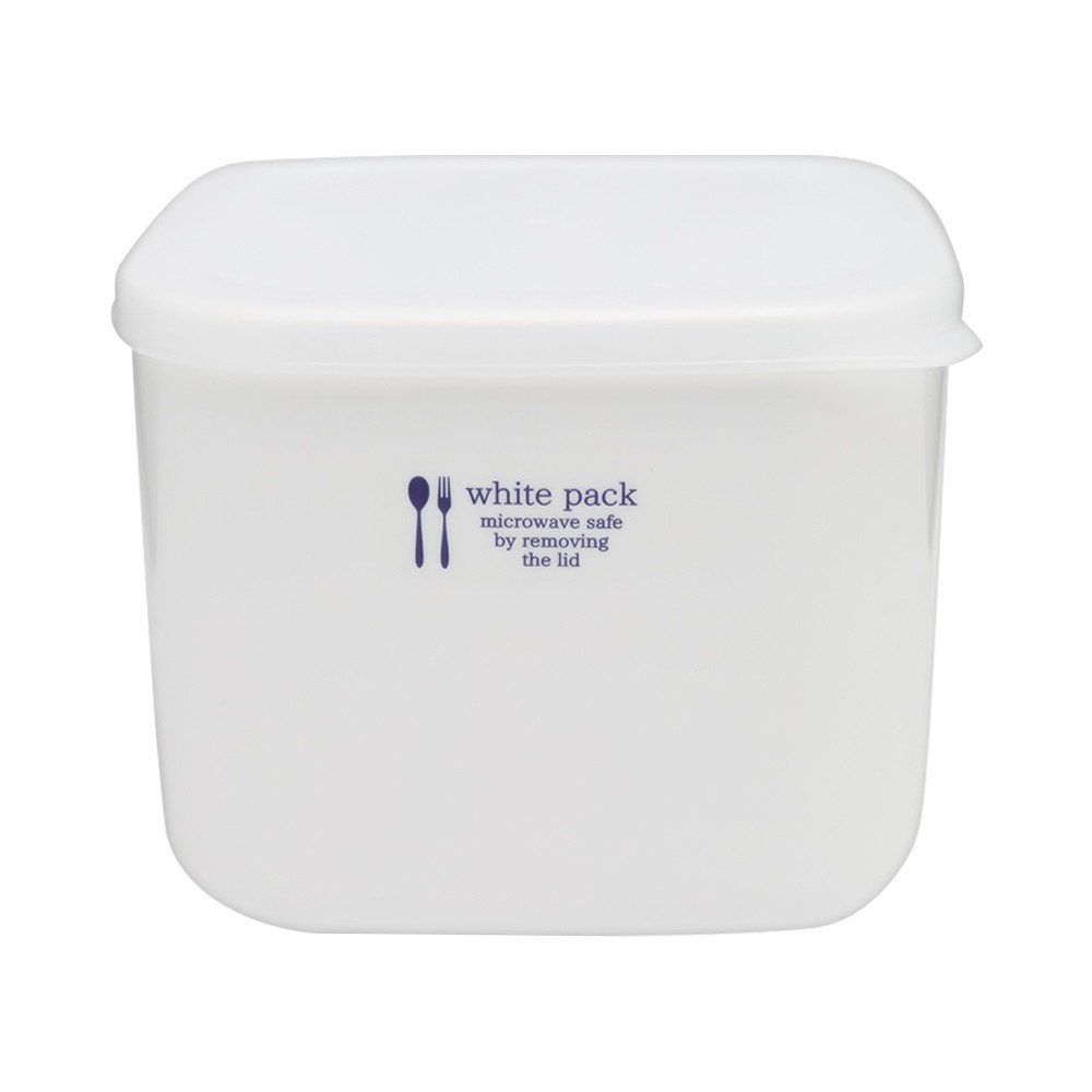 Hộp nhựa đựng thực phẩm White pack 900ml - Hàng nội địa Nhật Bản