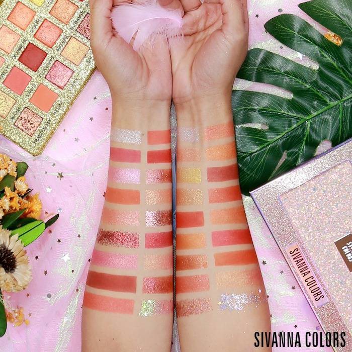 Bảng Màu Mắt ánh nhũ 18 ô HF6037  SIVANNA PRETTY GALAXY EYESHADOW PALETTE