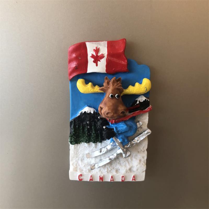 Nam Châm Dán Tủ Lạnh Trang Trí canada toronto tourist souvenir fridge Bằng resin