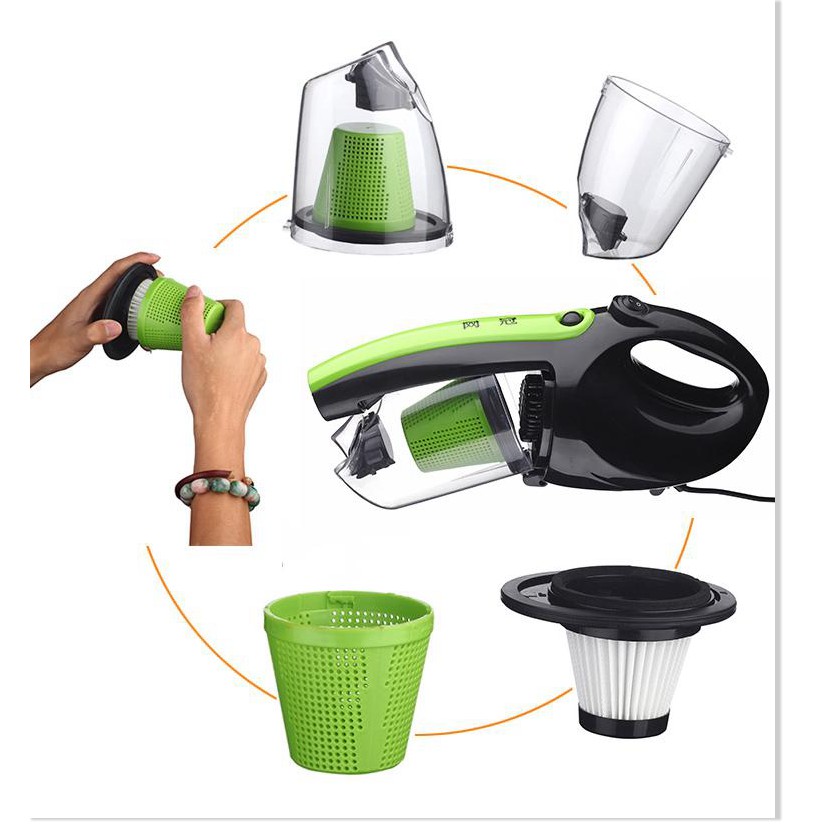 Máy hút bụi cầm tay công suất cao, Máy hút bụi Nhật, Máy hút bụi cầm tay 0.6L (3C), thiết kế ưu việt, hoạt động êm ái, h | BigBuy360 - bigbuy360.vn