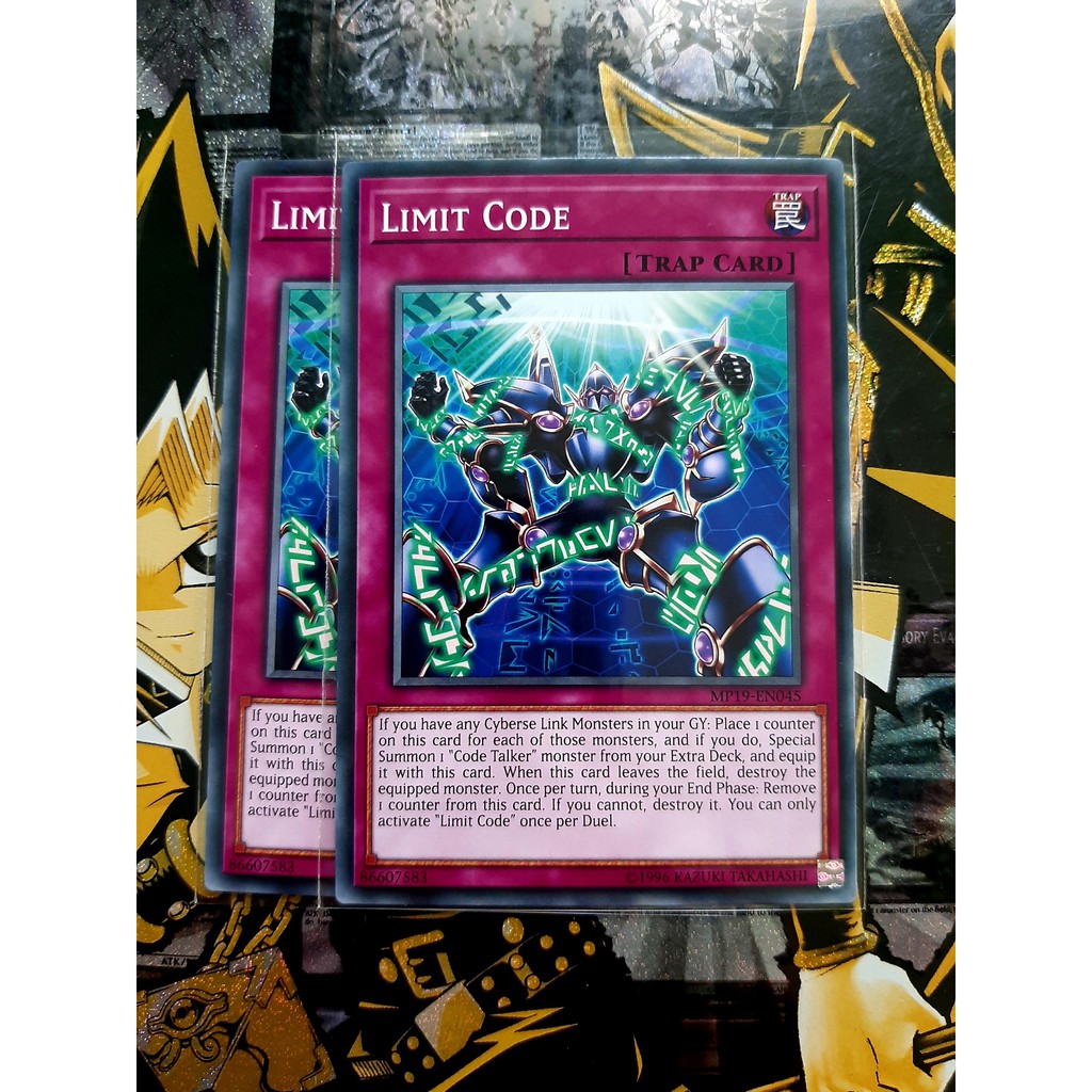 THẺ BÀI YUGIOH Limit Code - MP19-EN045 - Common 1st Edition