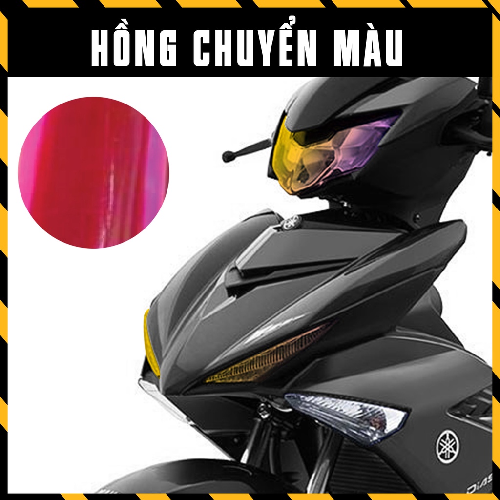 Miếng Dán Chóa Đèn Titan Đổi Màu Xe Exciter 150 2019 - 2020 | Film Trang Trí Đèn Pha, DemiXe Ex 150 Chống Nước, Bền Màu