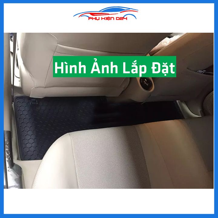Thảm lót sàn cao su Vios 2014-2015-2016-2017-2018-2019-2020-2021-2022-2023 hàng chuẩn theo xe chịu lực tốt