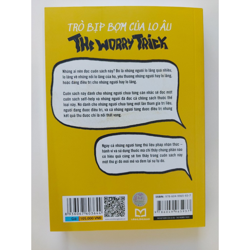Sách: Trò Bịp Bợm Của Lo Âu - The Worry Trick
