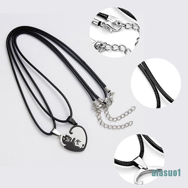 Bộ 2 Dây Chuyền Mảnh Ghép Trái Tim Cho Nữ