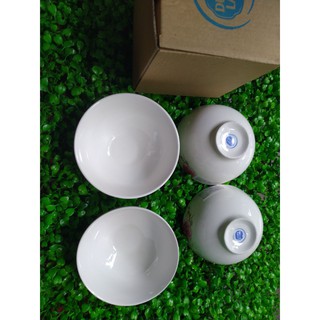 Hàng KM CGHL_Bộ 4 chén Sứ Có Hoa Văn