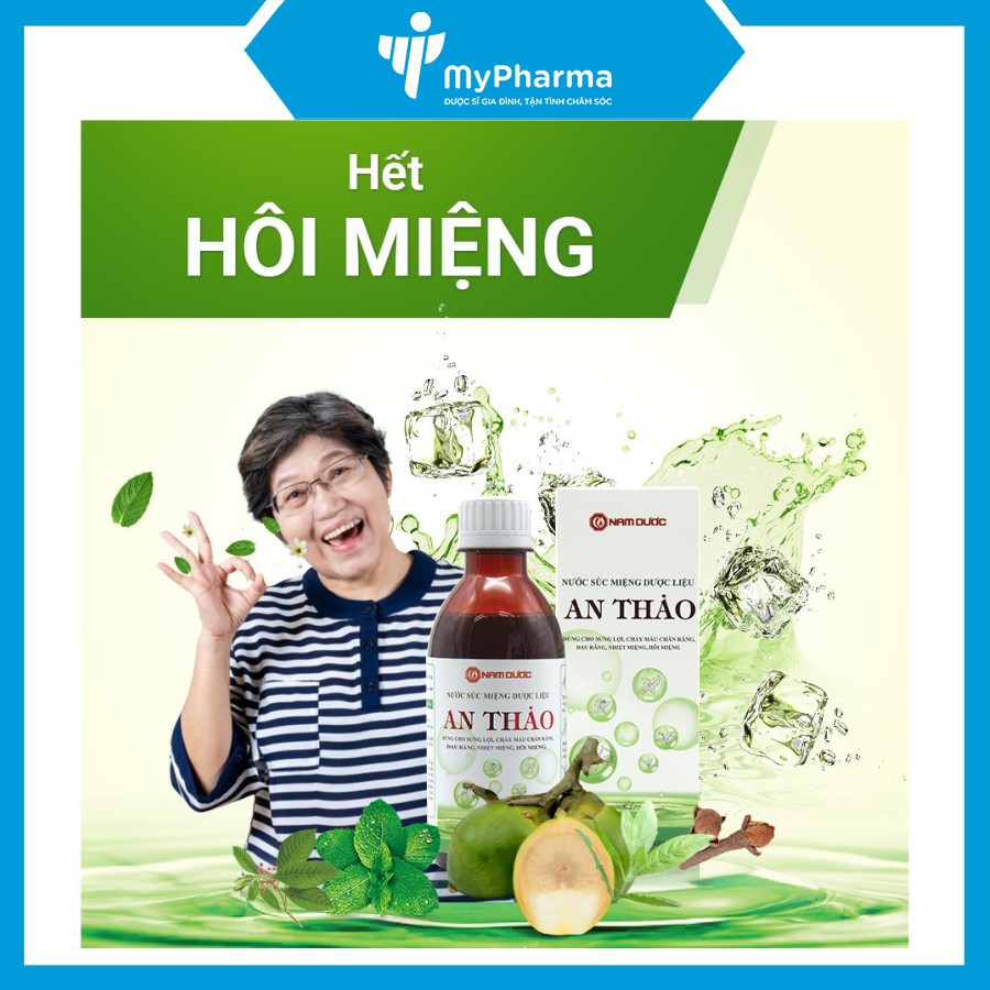 Nước súc miệng dược liệu An Thảo - 250ml