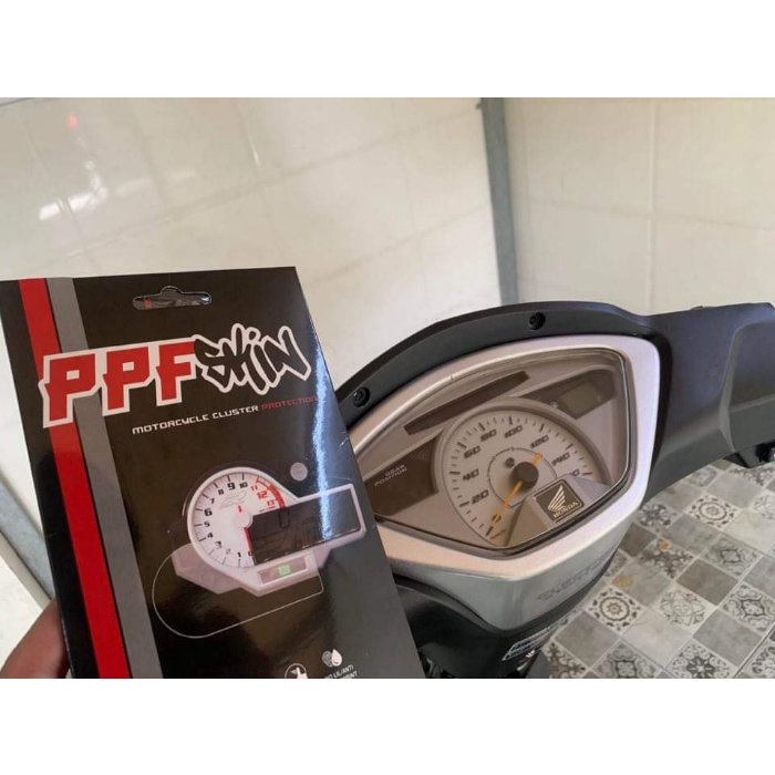 PPF Honda Future X ....UPPF dán bảo vệ mặt đồng hồ xe , xước tự phục hồi vết xước dâm , www.uppf.com