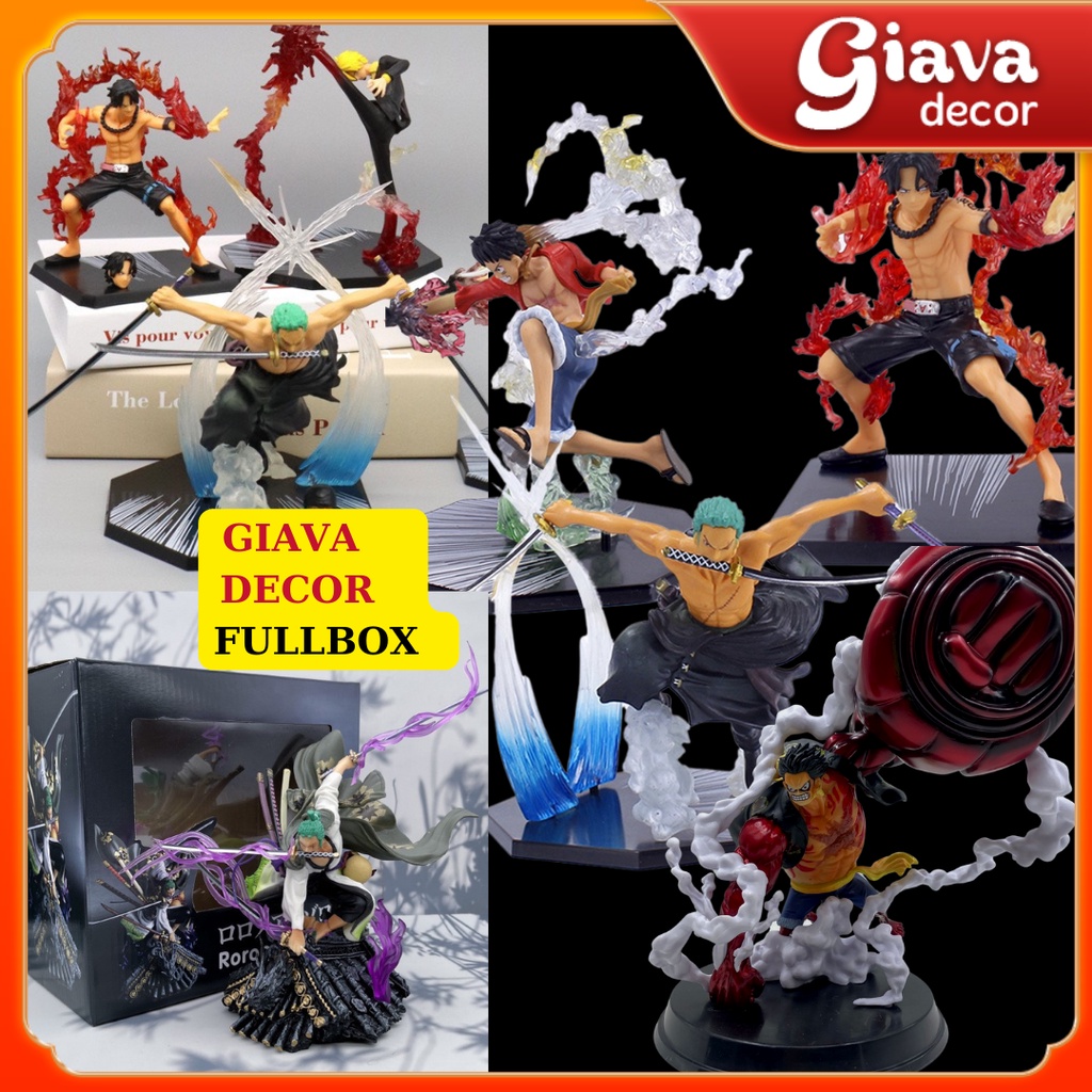 Mô hình One Piece Zoro LUFFY 3000 Thế Giới PVC xịn tượng Anime Figure Zoro,Luffy chibi mini GIAVA