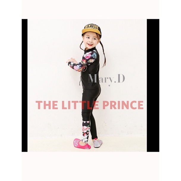 Bộ đồ bơi bé gái dài tay 2 món.