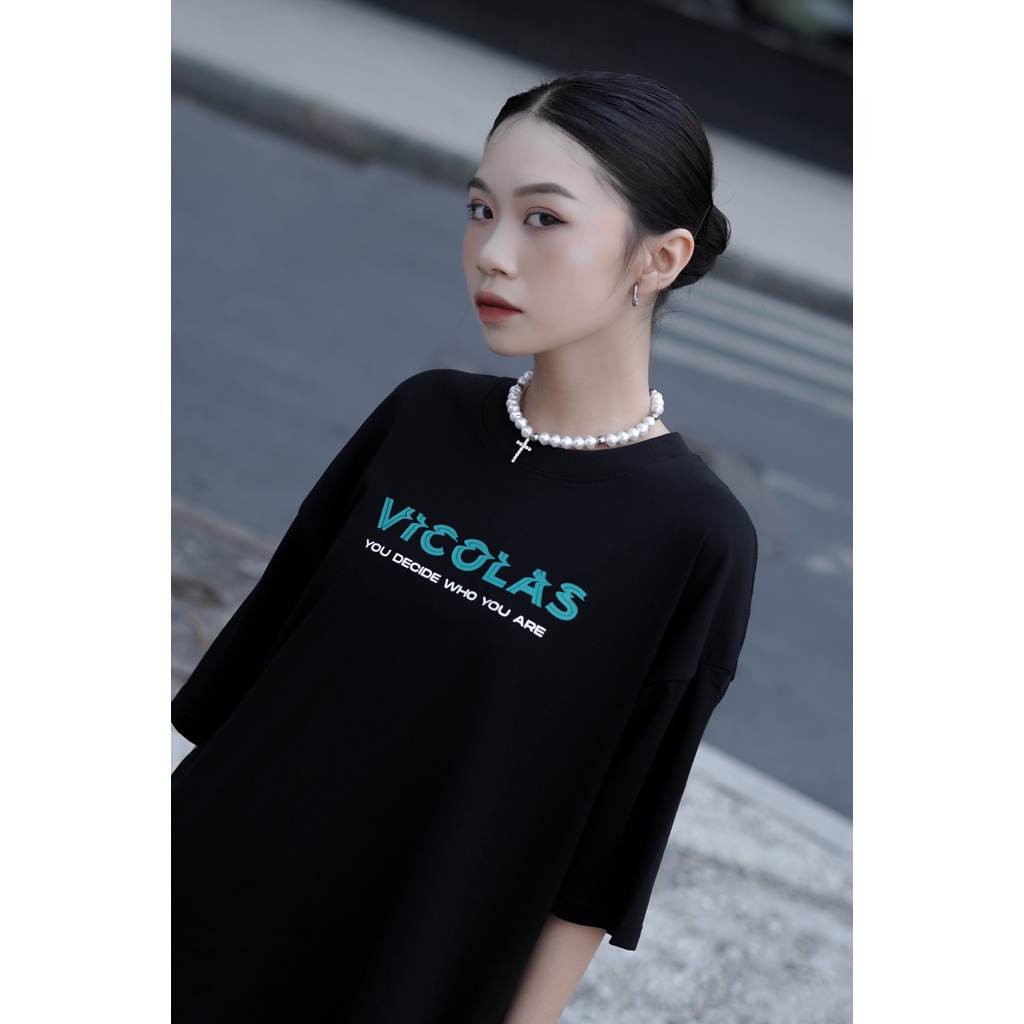 Áo thun Unisex vải co giãn 4 chiều Cotton POISON V VICOLAS TSHIRT
