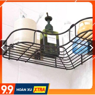 [Mã LIFE5510K giảm 10K đơn 20K] [ KỆ NHÀ TẮM ] Kệ Góc Sắt Viên Đên Chống Rỉ Để Xà Bông Dầu Gội