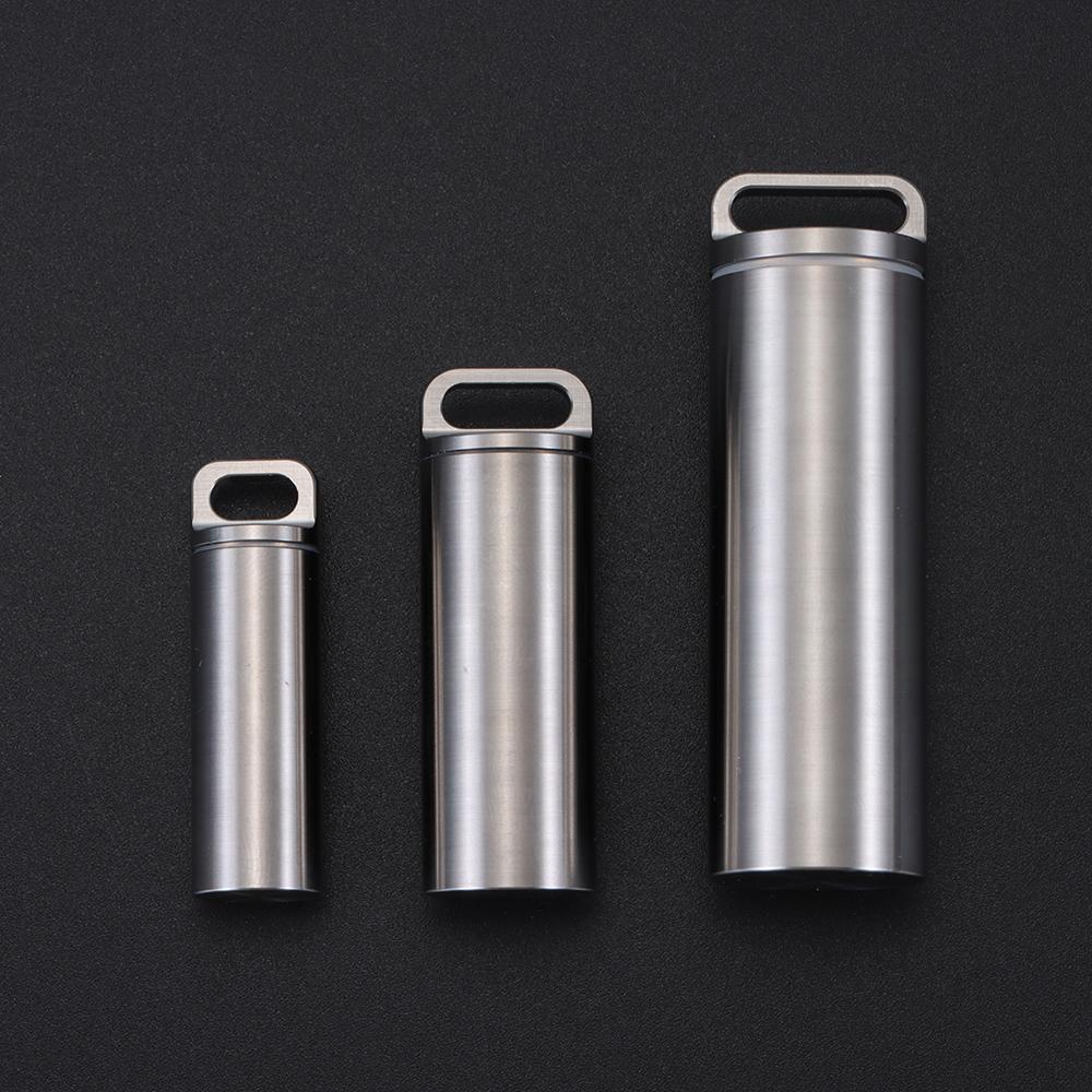 Bình Đựng Nước Mini Chống Ẩm Chống Thấm Nước Hình Viên Con Nhộng Dùng Khi Đi Cắm Trại